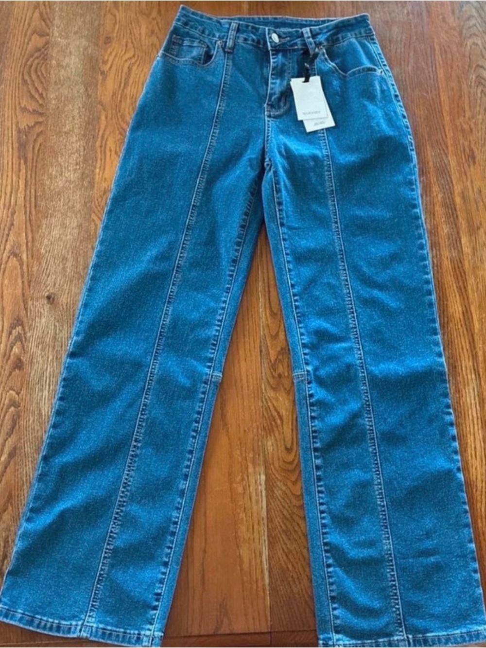 Women's High-Rise Straight Leg Jeans
